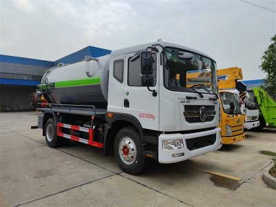 抽吸運(yùn)輸污水淤泥、糞便、沼液罐式車，國六排放吸污車抽吸快、適用面廣
